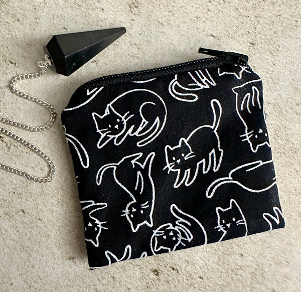 Cats Pendulum Bag - Rune Storage Bag