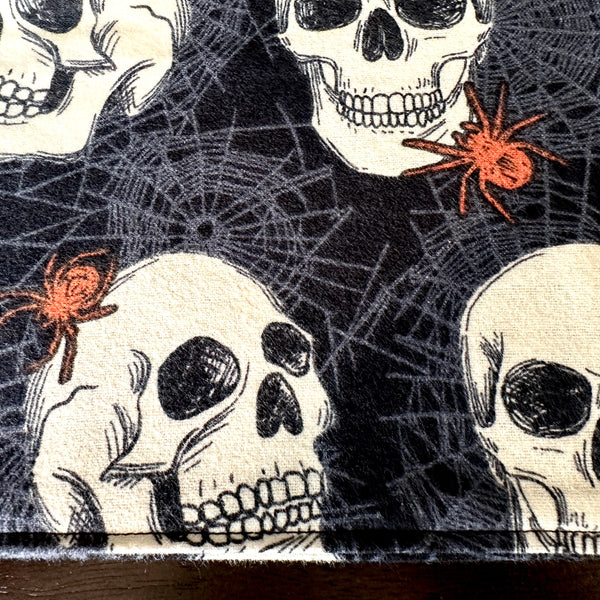 Retro Skulls Halloween Placemat