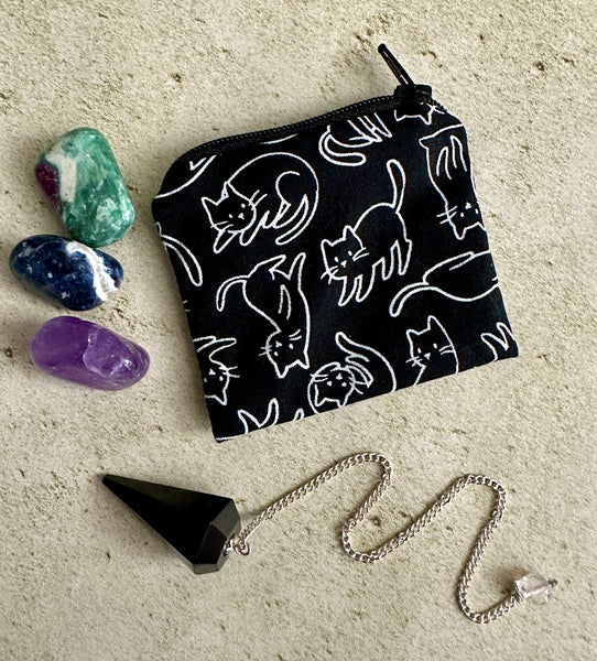 Cats Pendulum Bag - Rune Storage Bag