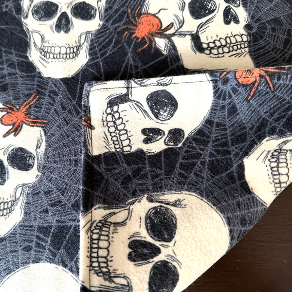 Retro Skulls Halloween Placemat