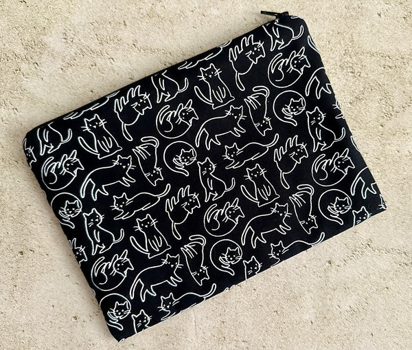 Cats Tarot Card Bag - Tarot Deck Storage Bag - Witchy Bag
