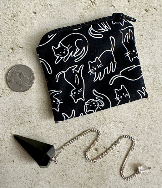 Cats Pendulum Bag - Rune Storage Bag