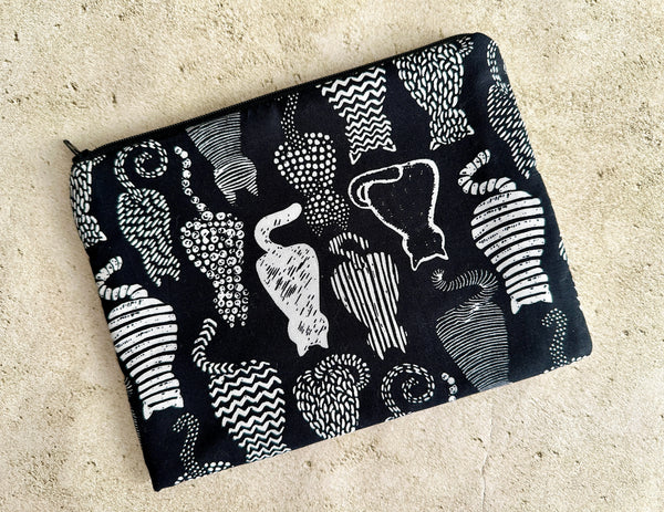 Cats Tarot Card Bag - Tarot Deck Storage Bag - Witchy Bag