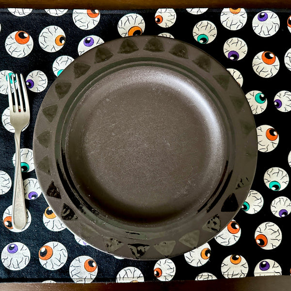 Glow in the Dark Eyeballs Placemat