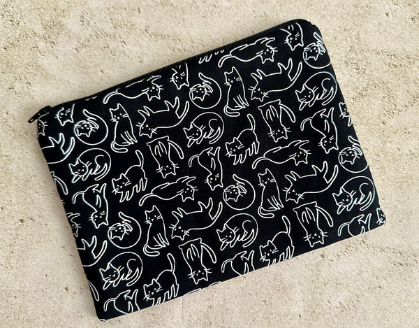 Cats Tarot Card Bag - Tarot Deck Storage Bag - Witchy Bag