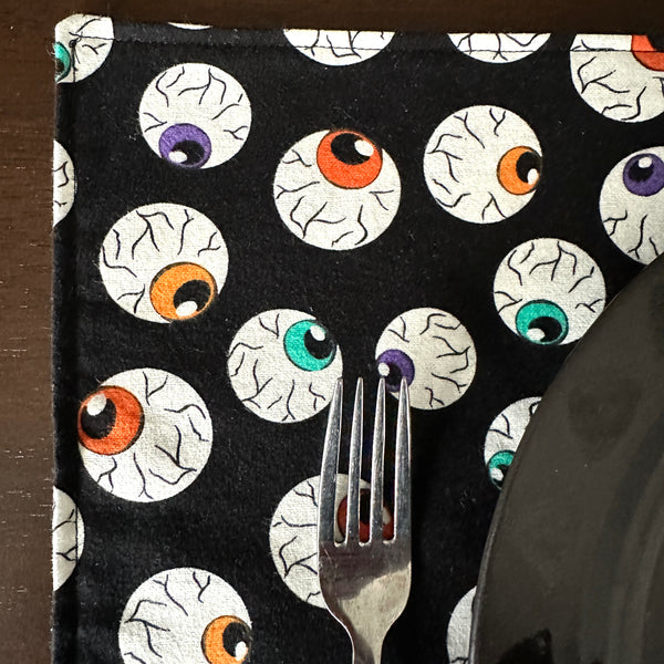 Glow in the Dark Eyeballs Placemat