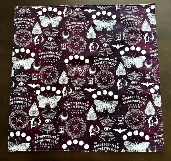 Ouija Tarot Spread Cloth - Altar Cloth