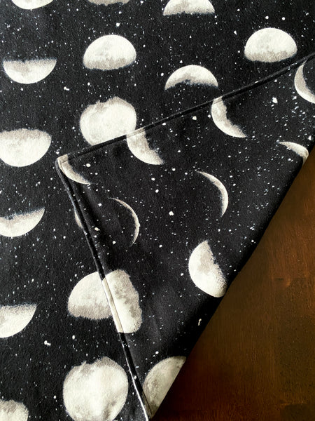 Moon Phases Tarot Spread Cloth - Tarot Reading Mat - Altar Cloth