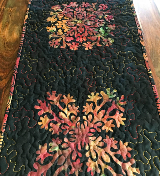 Quilted Batik Table Runner