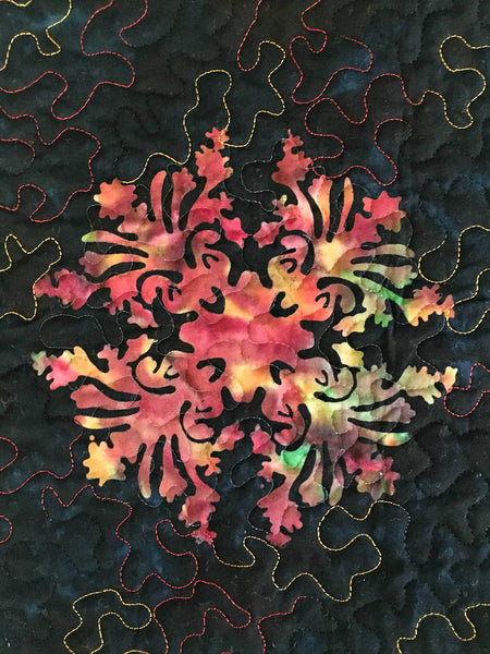 Quilted Batik Table Runner