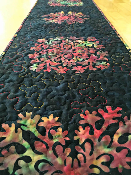 Quilted Batik Table Runner