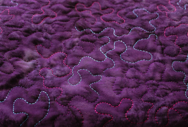 Purple Chakra Pillow Quilted Bag