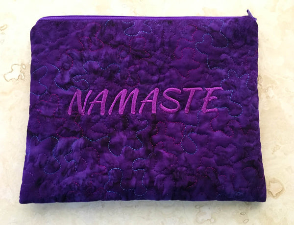 Purple Chakra Pillow Quilted Bag