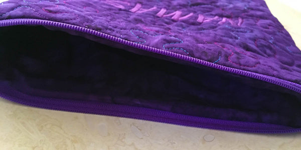 Purple Chakra Pillow Quilted Bag