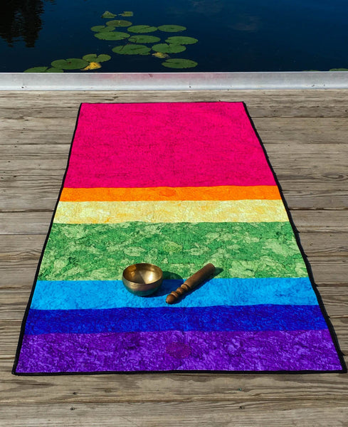 Embroidered Chakra Meditation Mat