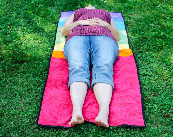 Embroidered Chakra Meditation Mat