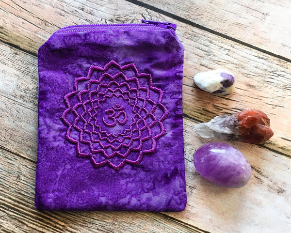 Embroidered Chakra Mojo Bags - SET