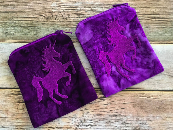 Purple Unicorn Mojo Bag