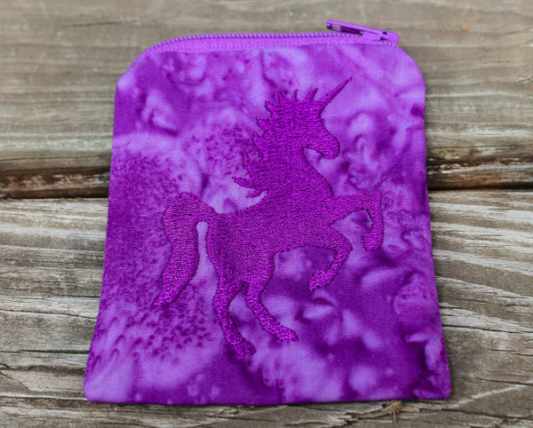 Purple Unicorn Mojo Bag