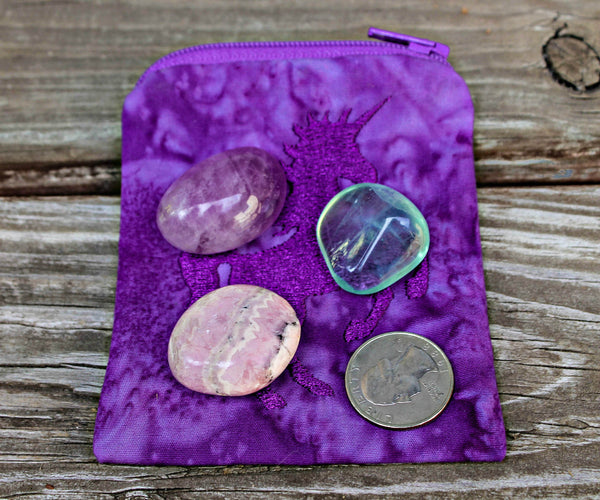 Purple Unicorn Mojo Bag