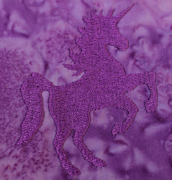 Purple Unicorn Mojo Bag