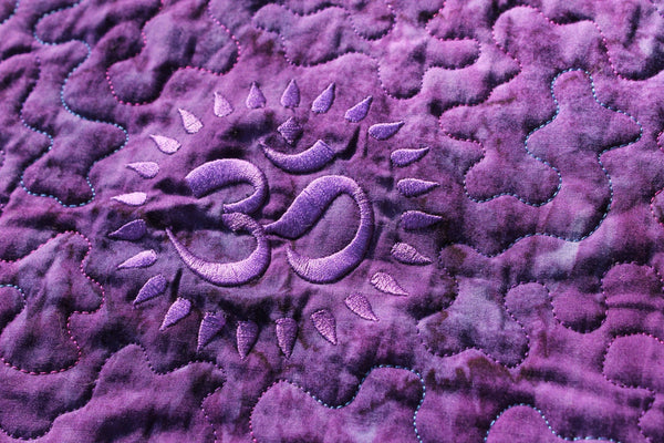 Purple Om Meditation Mat
