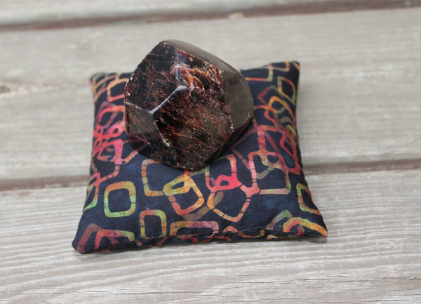 Geometric Singing Bowl Crystal Display Pillow