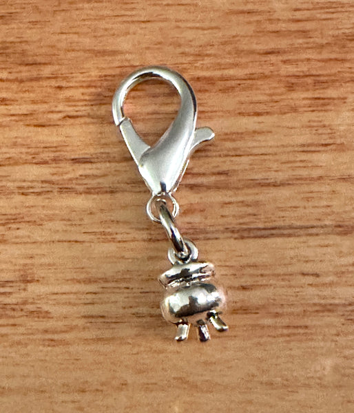 Witchy Mini Cauldron Zipper Pull Charm