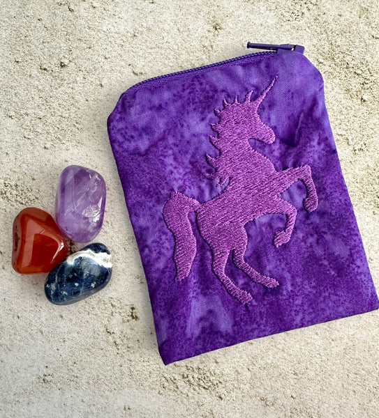 Purple Unicorn Mojo Bag