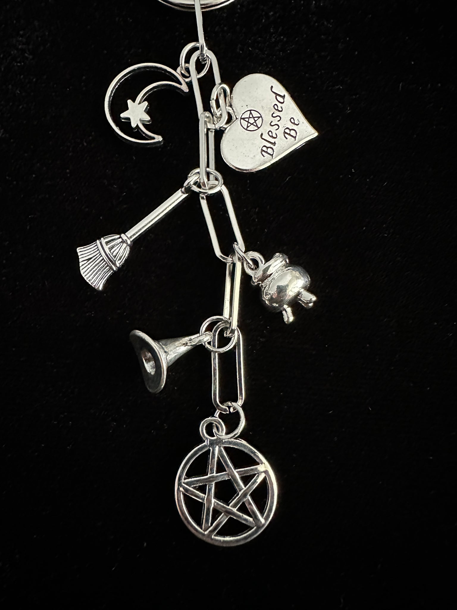 Witchy Bag Charm Keychain