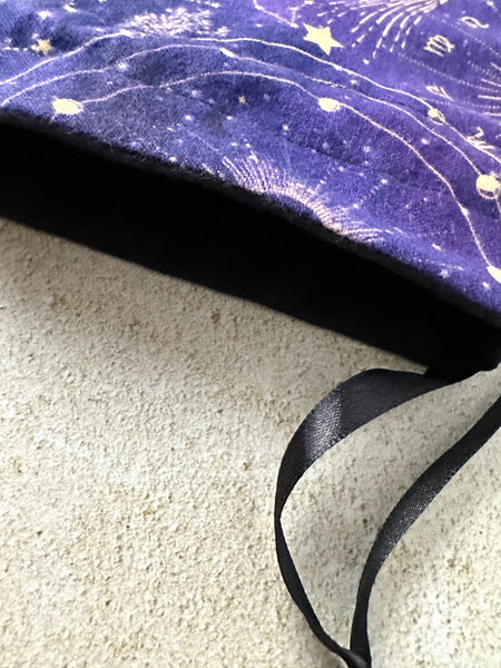 Purple Constellation Tarot Card Deck Bag