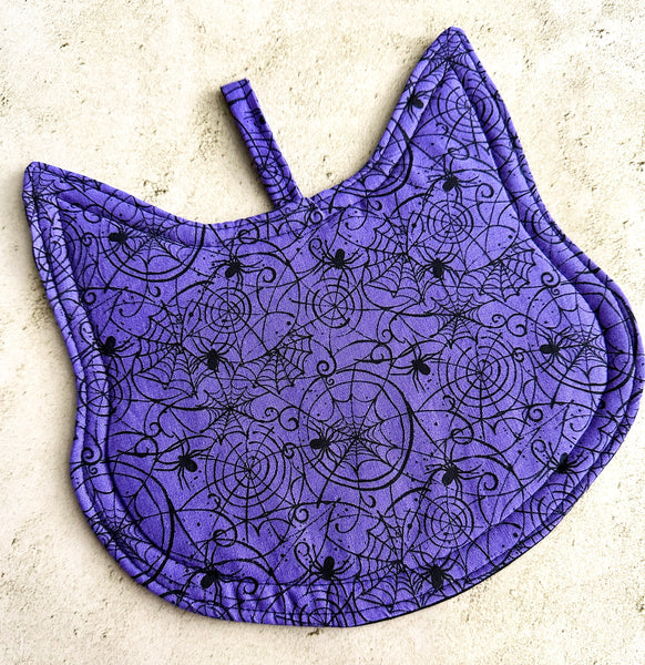 Cat Shaped Halloween Potholder