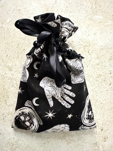 Witchy Tarot Card Bag, Rune Storage Bag