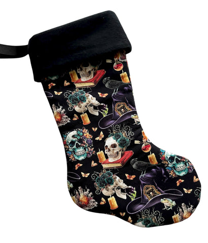Witchy Nontraditional Christmas Stocking - Medium