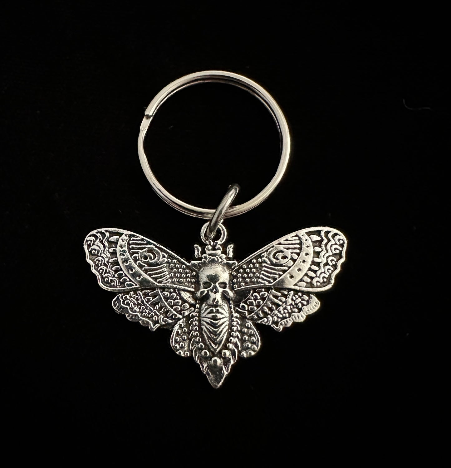 Mothman Cryptid Horror Lover Zipper Pull Bag Charm Keychain
