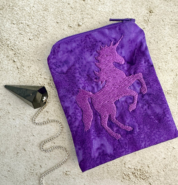 Purple Unicorn Mojo Bag