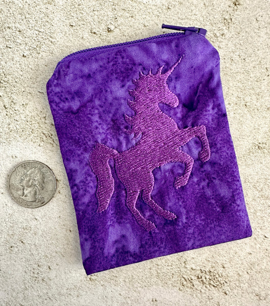 Purple Unicorn Mojo Bag