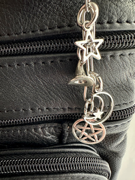Witchy Bag Charm Keychain