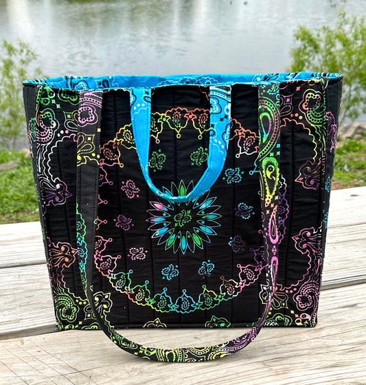 Bandana Tote Bag With Custom Colors - Medium Size