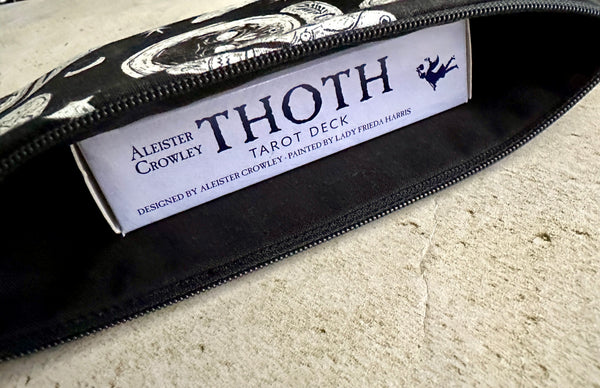Witchy Tarot Card Bag With Zipper - Tarot Deck Storage Bag