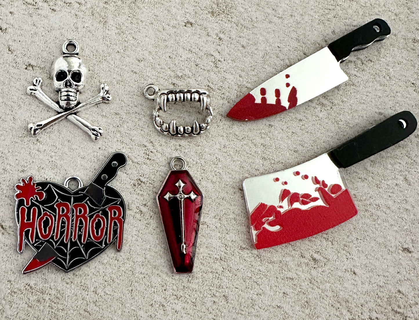 Bloody Handprint Cotton Zipper Pouch – Horror Lover Gift for Cash, Cards & Earbuds