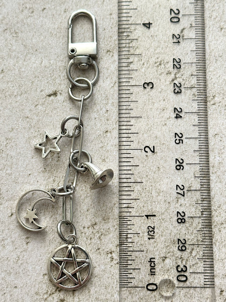 Witchy Bag Charm Keychain