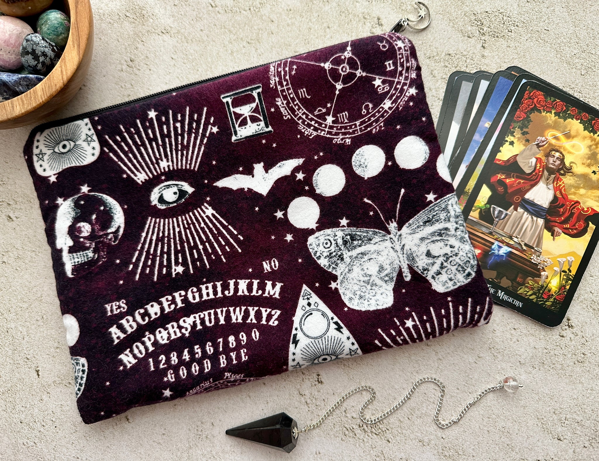 Goth Witchy Ouija Tarot Bag