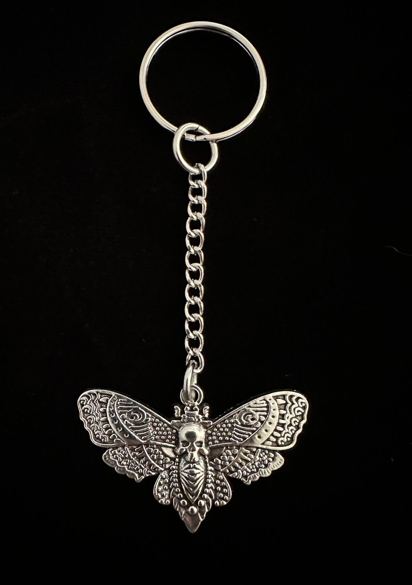 Mothman Cryptid Horror Lover Zipper Pull Bag Charm Keychain