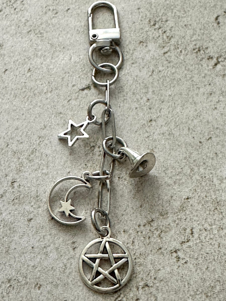 Witchy Bag Charm Keychain
