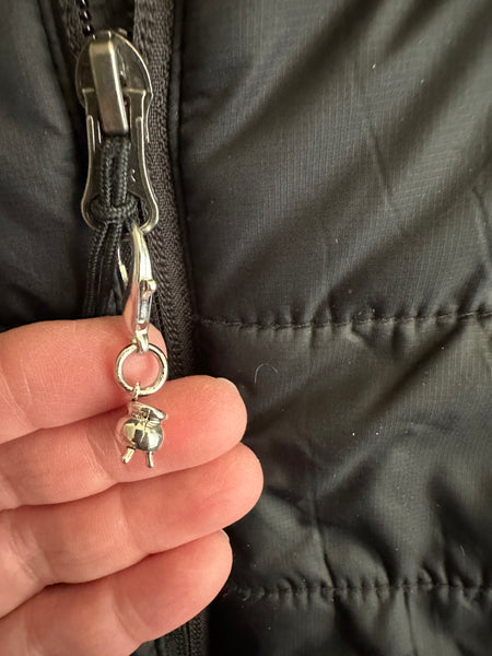 Witchy Mini Cauldron Zipper Pull Charm
