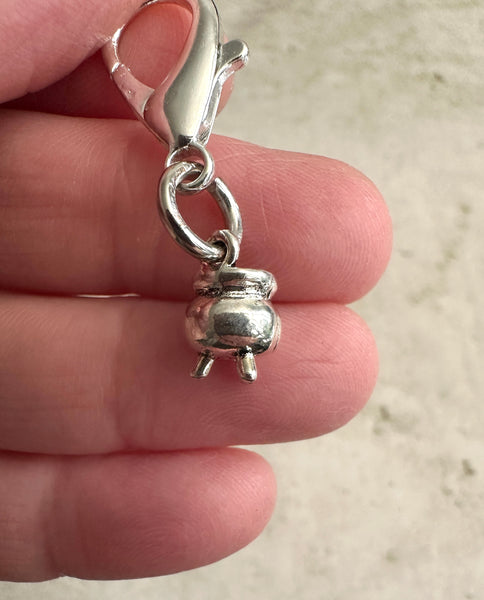 Witchy Mini Cauldron Zipper Pull Charm