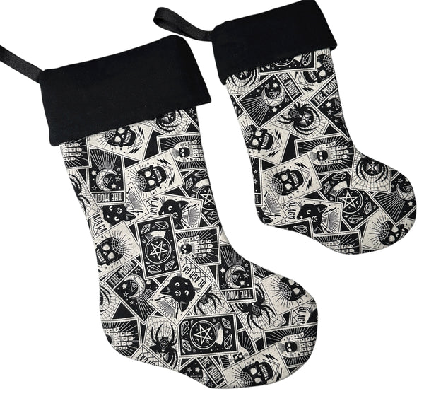 Goth Witchy Creepmas Christmas Stocking - 2 Sizes