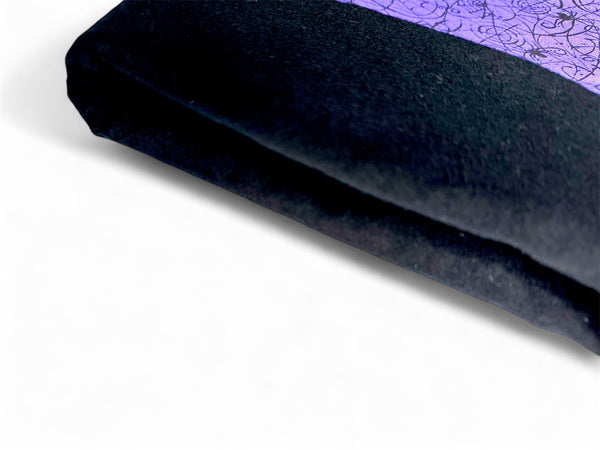 Goth Witchy Purple Spiderweb Christmas Stocking - 2 Sizes