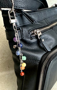 7 Chakra Crystal Gemstone Bag Charm Keychain